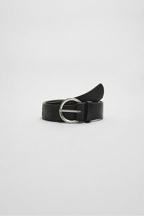 کمربند مشکی زنانه پلی اورتان Stradivarius - کد 922160552