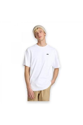 تیشرت سفید مردانه یقه دوچرخه Vans - کد 906200641