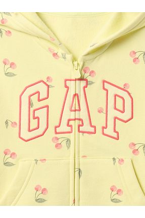 سوئیشرت زرد بچه گانه چاپی GAP - کد 922166036