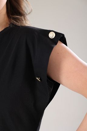 تیشرت مشکی زنانه رگولار Tight Lady - کد 833327302