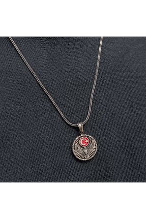 گردنبند نقره مشکی مردانه 925 عیار SERRA JEWELS - کد 922176488