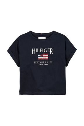 تیشرت مشکی زنانه رگولار Tommy Hilfiger - کد 922180013