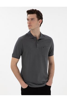 پولوشرت طوسی مردانه %100 پنبه Pierre Cardin - کد 922188604