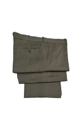 شلوار سبز مردانه مخلوط کتان şahincollection - کد 798997514