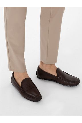 کفش لوفر قهوه ای مردانه پاشنه کوتاه (1 - 4 سانتی متر) Cacharel - کد 923124696