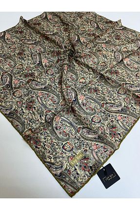 روسری خاکی 90 x 90 LOPRES - کد 922189871