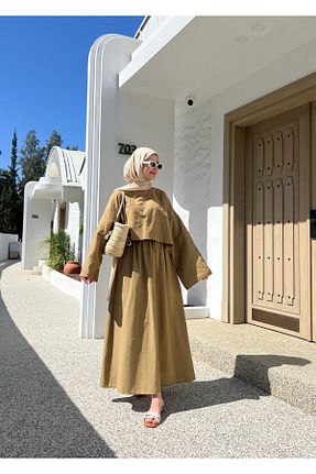 ست بالاتنه و پائین تنه سبز زنانه بافتنی MODA AKSA - کد 922229135