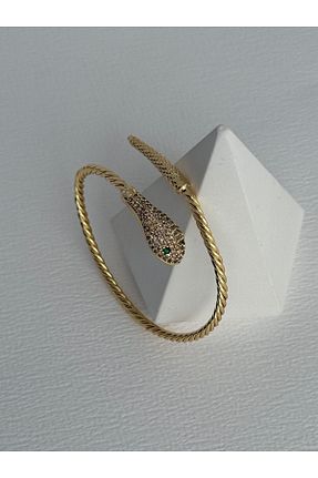 دستبند جواهر طلائی زنانه روکش طلا Luparadis - کد 922231600