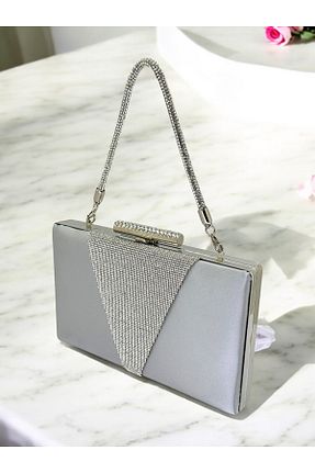 کیف مجلسی طوسی زنانه پارچه ای Biçanta - کد 922239240