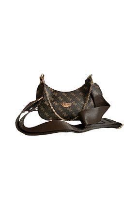کیف دوشی قهوه ای زنانه چرم مصنوعی supdem - کد 922237199