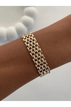 دستبند جواهر طلائی زنانه روکش طلا Luparadis - کد 922230763