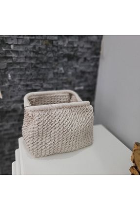کیف دستی سفید زنانه سایز متوسط Doku ve ruh - کد 922231140
