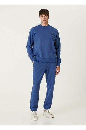 سوئیشرت آبی مردانه چاپی ZEGNA - کد 923023888