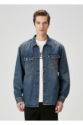 پیراهن آبی مردانه جین Carhartt WIP - کد 923018921