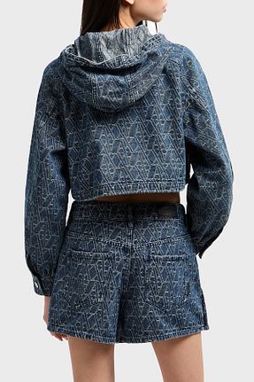 شلوارک و برمودا سرمه ای زنانه رگولار Armani Exchange - کد 923338351
