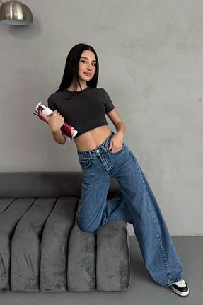 شلوار جین آبی زنانه جین bacc - کد 922246733