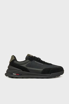 کفش اسنیکر مشکی مردانه چرم اصل Tommy Hilfiger - کد 922259970