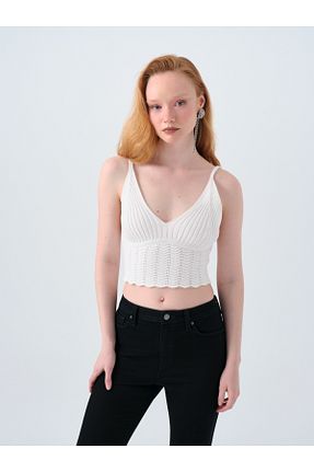 بلوز سفید زنانه رگولار Loft - کد 922272651