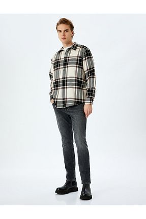 شلوار جین طوسی مردانه جین Koton - کد 922261125