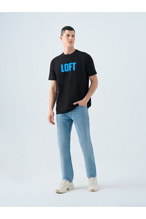 شلوار سرمه ای مردانه پنبه ای Loft - کد 922272173