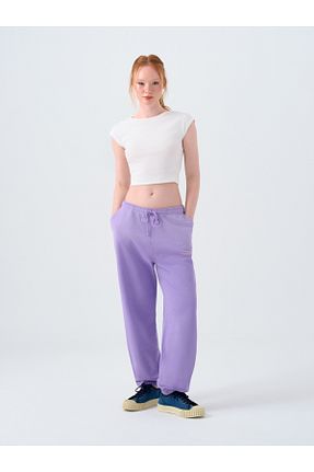 شلوار کرمگن بنفش زنانه رگولار Loft - کد 922272626
