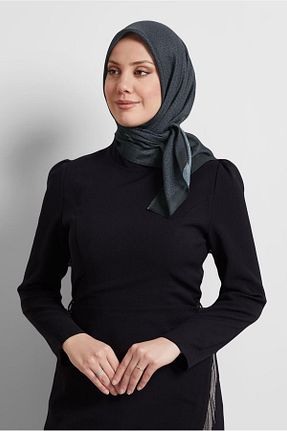 روسری طوسی 90 x 90 Alvina - کد 922278642