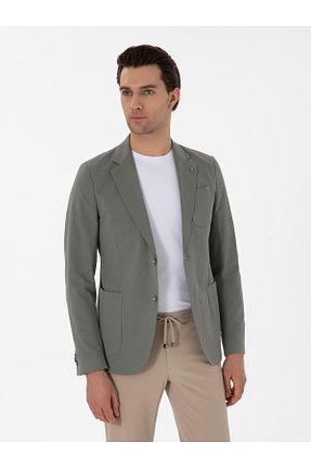 کت خاکی مردانه اسلیم فیت Cacharel - کد 922278129