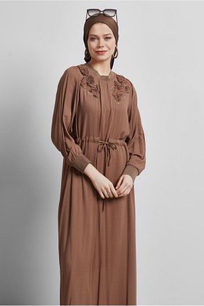 لباس حجاب بژ زنانه رگولار Alvina - کد 922278375