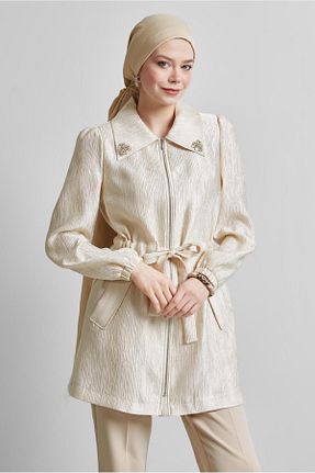 کت حجاب بژ زنانه رگولار Alvina - کد 922278417