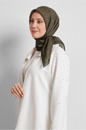 روسری قهوه ای پلی استر Alvina - کد 922278655