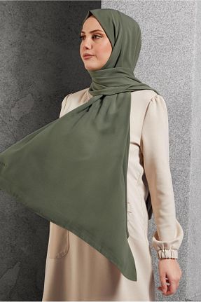 شال سبز زنانه پلی استر Alvina - کد 922278494