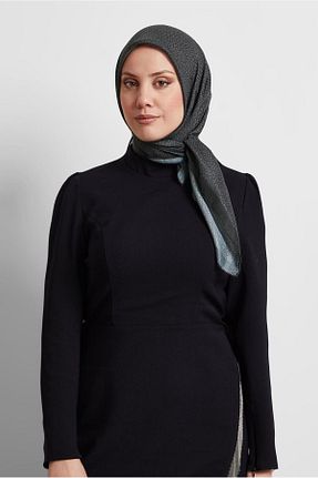 روسری سرمه ای پلی استر Alvina - کد 922278653