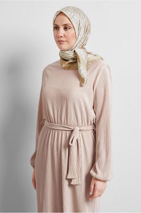 روسری بژ پلی استر Alvina - کد 922278574