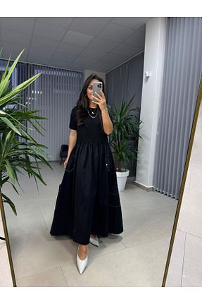 لباس مشکی زنانه بافتنی caddstore - کد 922294750