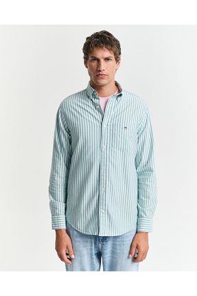 پیراهن سبز مردانه رگولار Gant - کد 922290699