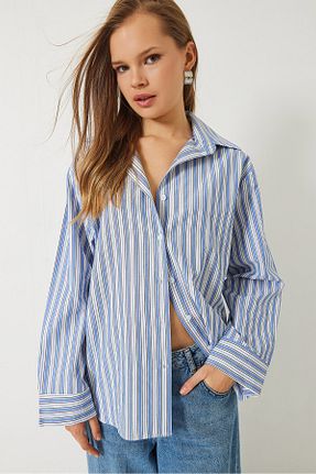 پیراهن آبی زنانه رگولار Bianco Lucci - کد 922301308
