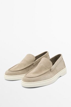 کفش لوفر بژ مردانه EVA / PVC Massimo Dutti - کد 922310447