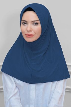 روسری آبی ساده HÜRREM BONE - کد 208525745