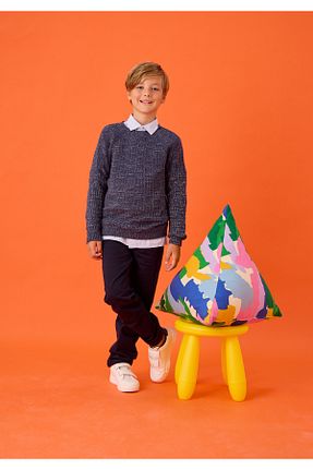پلیور سرمه ای بچه گانه Kırçıllı Nisrakids - کد 767065468