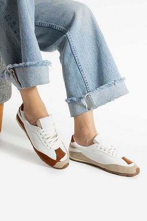 کفش اسنیکر قهوه ای زنانه Gökçe Shoes - کد 922364566