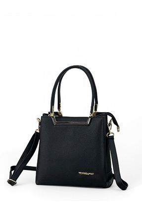 کیف دوشی مشکی زنانه چرم مصنوعی VİCTORİA POLO - کد 922366078