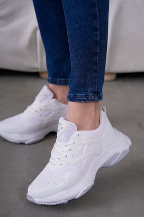 کفش کژوال سفید زنانه چرم مصنوعی steeppolo steeppolo - کد 922369604