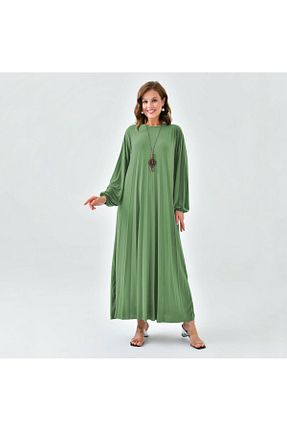 لباس حجاب سبز زنانه Relaxed NİSUM MODA - کد 893404204