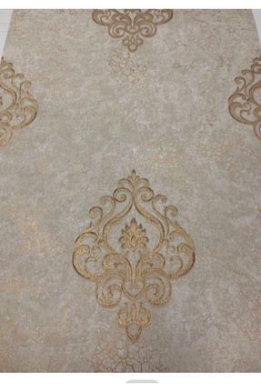 کاغذ دیواری بژ 3D White - کد 232823404