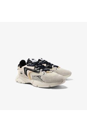 کفش اسنیکر طوسی مردانه بند دار Lacoste - کد 682799728