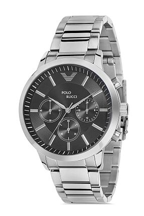ساعت مچی مشکی مردانه 46-50 میلی متر POLO Rucci - کد 922371137
