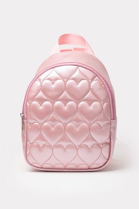 کوله پشتی صورتی بچه گانه سایز متوسط ICONE BAG - کد 118456934