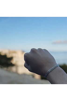 دستبند استیل (فولاد) مردانه استیل ضد زنگ Perle Norie - کد 921591358