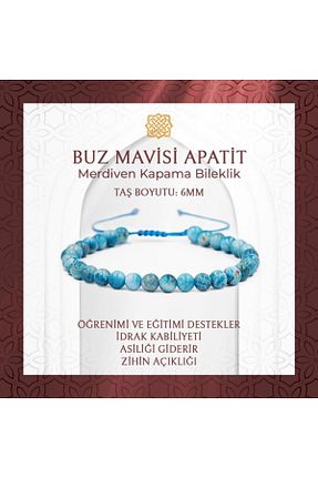 دستبند جواهر رنگی زنانه سنگ طبیعی Saff Doğal Taş - کد 922442858