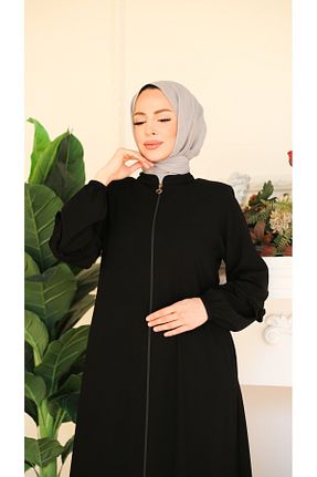 کلاه و ابایا مشکی زنانه پنبه پلی استر Moda İncir - کد 904995968